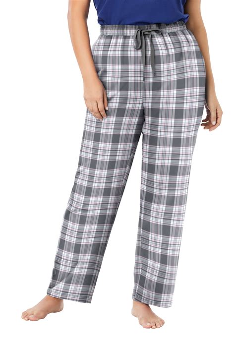 plus size flannel pajama pants